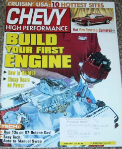 CHEVY HIGH PERFORMANCE 2001 JUNE - Z06, ENGINES